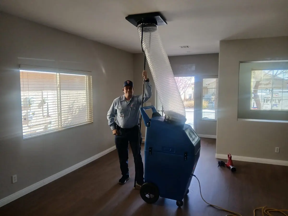 Professional Dryer Vent Cleaning work inside a Marco Island home
